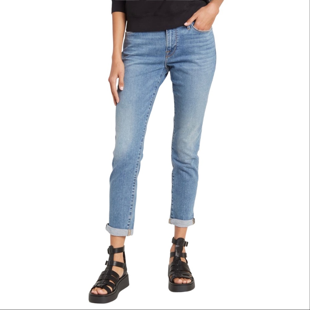 FRAME - Le Garcon Cuffed Crop Jeans - Size: 28/6